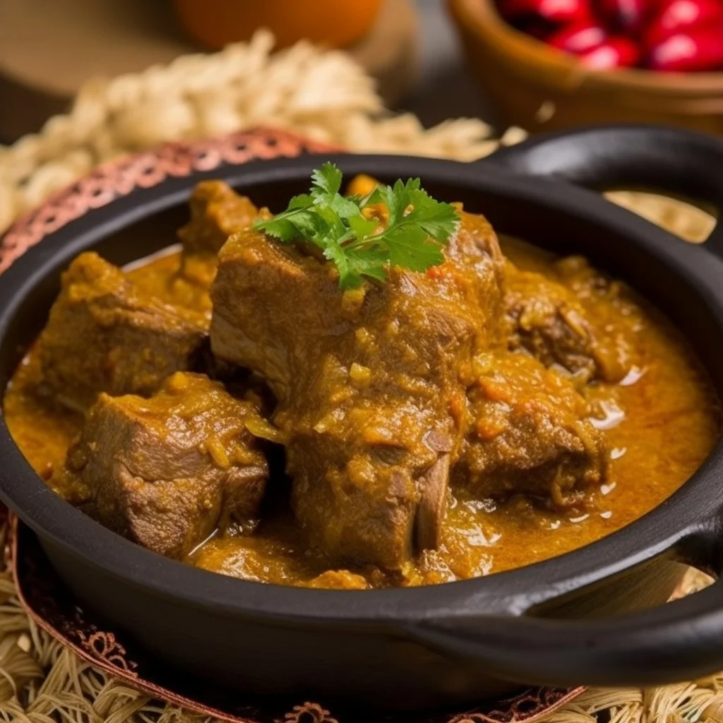 Ragoût d'agneau au curry