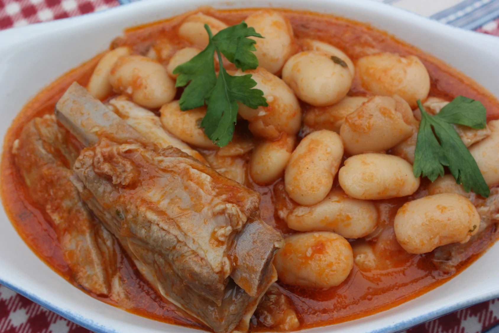 Ragout d'agneau aux haricots