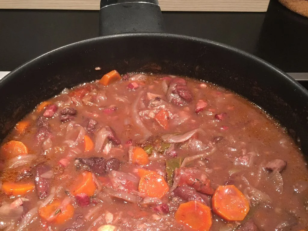 Ragoût de chevreuil au vin rouge