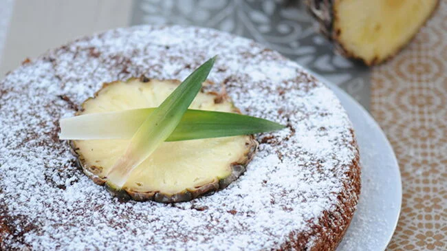 Gâteau moelleux à l’ananas