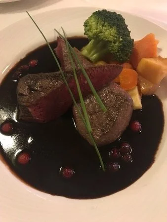 Steak de renne et sa purée de pommes de terre