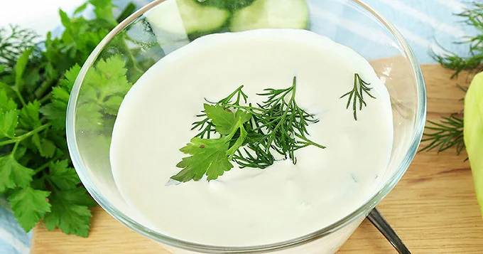 Verrine de concombre façon Tzatzíki